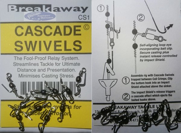 Breakaway Cascade Swivels 10 Stück
