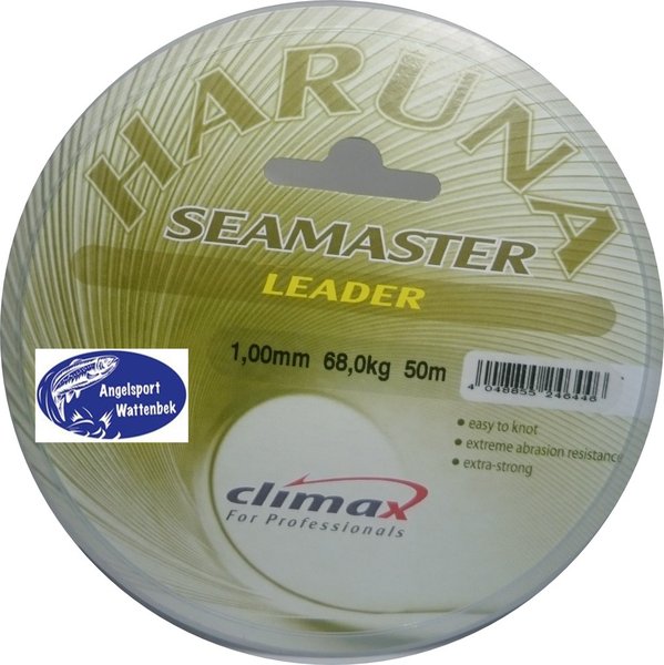 Climax Haruna Seamaster 50m Fluorocarbon Leader 0,70mm Ostsee Norwegen 0,24€/m 