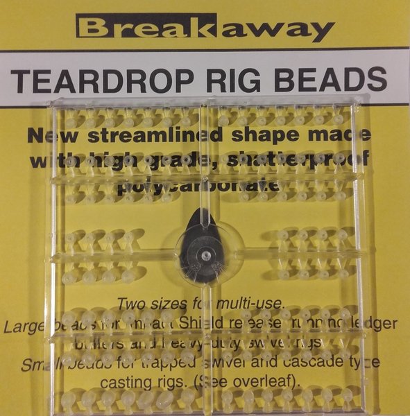 Breakaway Teardrop Rig Beads Farbe - klar