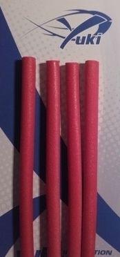 Yuki Auftriebskörper, rot, 4 Stück,10 cm Länge, 6 mm Durchmesser