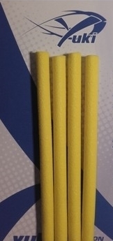 Yuki Auftriebskörper, gelb, 4 Stück,10 cm Länge, 6 mm Durchmesser