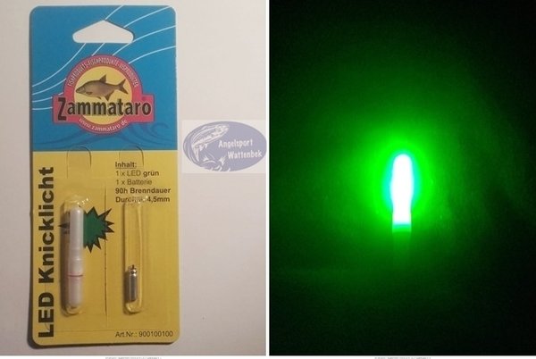 Zammataro LED Knicklicht grün
