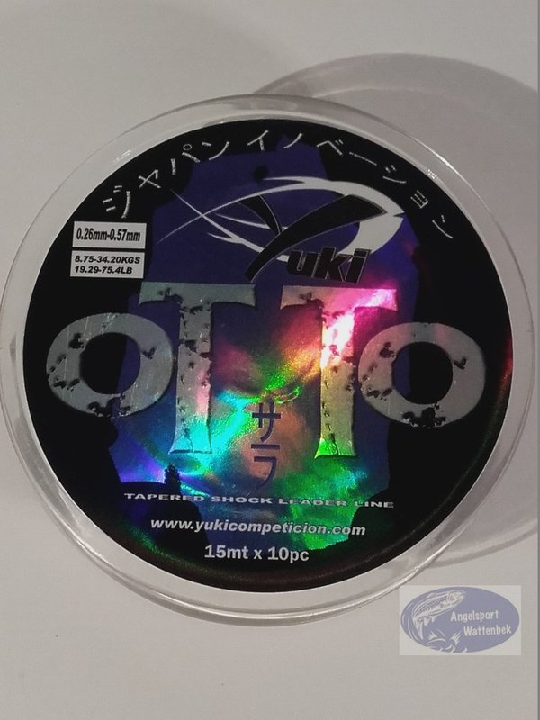 Yuki Otto Taper Tips Vorfachschnur 0,26mm-0,57mm