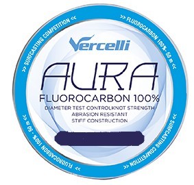 Vercelli AURA Fluorocarbon 100% - 0,45mm -50m Spule - 15,91kg